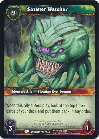 Sinister Watcher - 196/240 - Common WoW: War of the Ancients