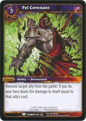 Fel Covenant - 89/220 - Common WoW: War of Elements