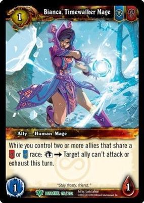 Bianca, Timewalker Mage - 116/202 - Uncommon WoW: Betrayal of the Guardian