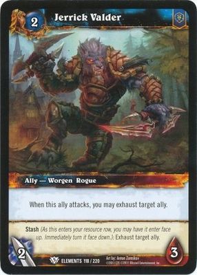 Jerrick Valder - 118/220 - Common WoW: War of Elements
