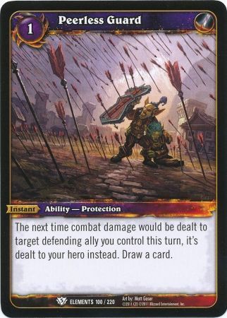 Peerless Guard - 100/220 - Common WoW: War of Elements