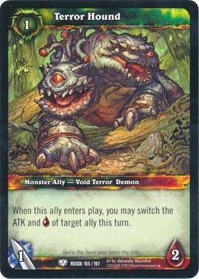 Terror Hound - 155/197 - Common WOW: Reign of Fire