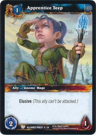 Apprentice Teep - Alliance Priest 9/24 - Common WoW: Alliance Human Priest Class Deck Spring 2013