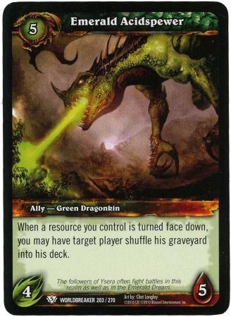 Emerald Acidspewer - 203/270 - Common WoW: Worldbreaker