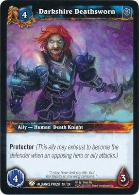 Darkshire Deathsworn - Alliance Priest 10/24 - Common WoW: Alliance Human Priest Class Deck Spring 2013