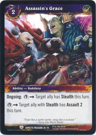 Assassin&#39;s Grace - Aspects Treasure 20/75 - Common WoW: Battle of the Aspects Treasure Pack Singles