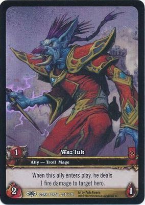 Waz&#39;luk - Dark Portal 242/319 - Common WoW: Archives foil