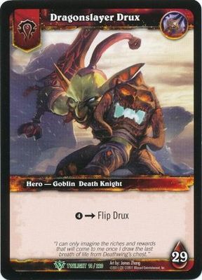 Dragonslayer Drux - 14/220 - Uncommon WoW: Twilight of the Dragons
