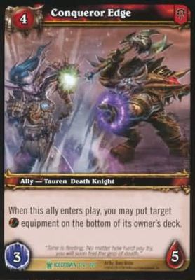 Conqueror Edge - 126/220 - Uncommon WoW: Icecrown