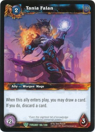 Tania Falan - 125/220 - Uncommon WoW: Twilight of the Dragons