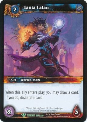 Tania Falan - 125/220 - Uncommon WoW: Twilight of the Dragons