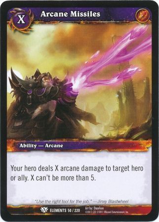 Arcane Missiles - 50/220 - Common WoW: War of Elements