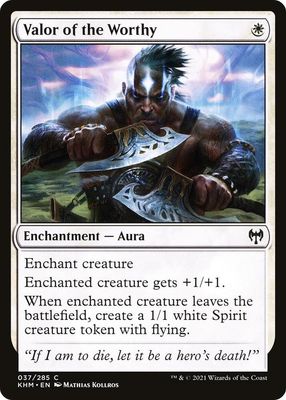 Valor of the Worthy 037/285 - Kaldheim Singles (Español)