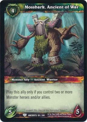 Mossbark, Ancient of War - 191/240 - Common WoW: War of the Ancients