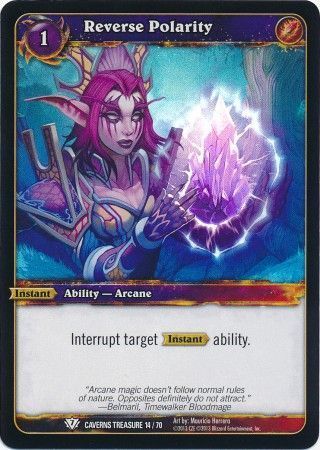 Reverse Polarity - Caverns Treasure 14/70 - Foil Common WoW: Caverns of Time Treasure Pack Singles
