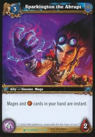 Sparkington the Abrupt - 115/220 - Uncommon WoW: Icecrown