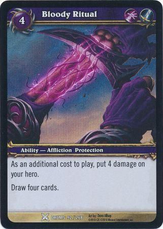 Bloody Ritual - Foil Drums 92/268 - Common WoW: Archives