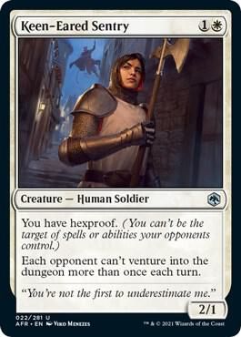 Keen-Eared Sentry 022/281 - Adventures in the Forgotten Realms  Singles