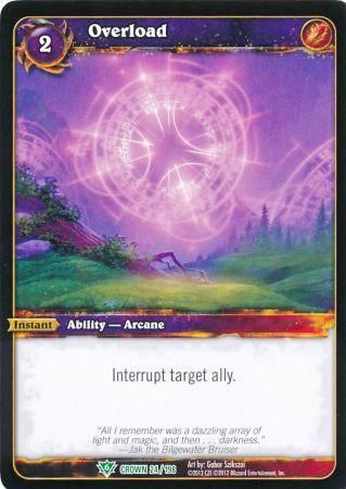 Overload - 24/198 - Uncommon WoW: Crown of the Heavens