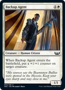 Backup Agent 002/281 - Streets of New Capenna Singles (Español)
