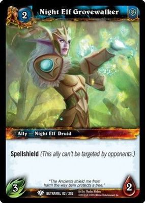 Night Elf Grovewalker - 82/202 - Common WoW: Betrayal of the Guardian
