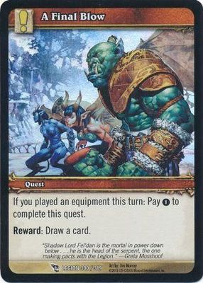 A Final Blow - Foil Legion 300/319 - Common WoW: Archives