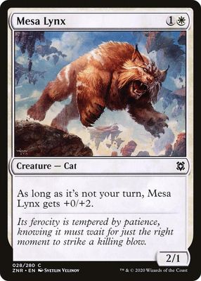 Mesa Lynx 028/280 - Zendikar Rising (ZNR) (Español)