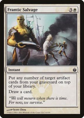 Frantic Salvage 6/155 - Mirrodin Besieged (MBS) (Español)