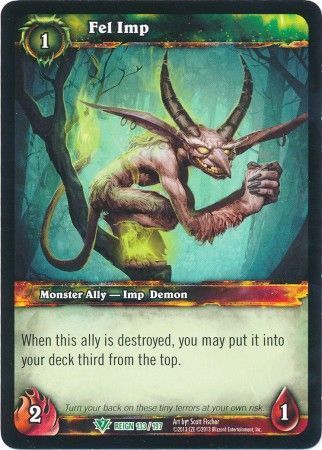 Fel Imp - 133/197 - Uncommon WOW: Reign of Fire