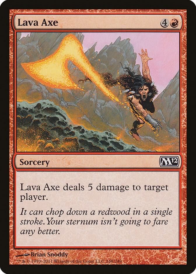 Lava Axe 148/249 - Magic 2012 (M12) (Español)