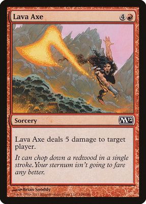 Lava Axe 148/249 - Magic 2012 (M12) (Español)