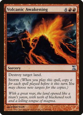 Volcanic Awakening 186/301 - Time Spiral (TSP) (Español)