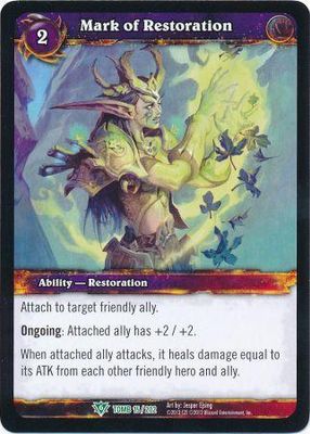 Mark of Restoration - 15/202 - Uncommon WoW: Tomb of the Forgotten