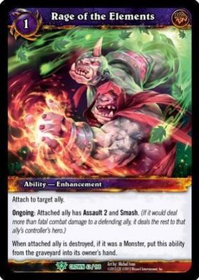 Rage of the Elements - 43/198 - Uncommon WoW: Crown of the Heavens