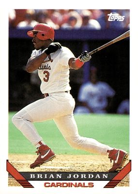 Brian Jordan 754 Baseball Card