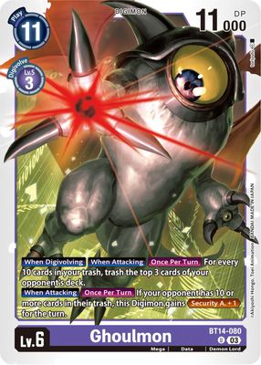 Ghoulmon - Blast Ace (BT14) Blast Ace