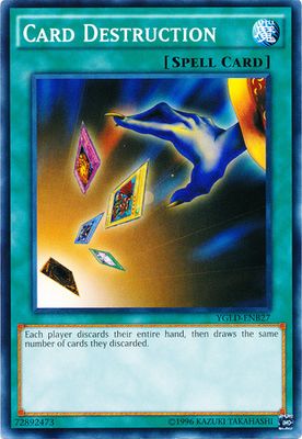 Card Destruction - YGLD-ENB27 - Common Unlimited Yugi&#39;s Battle City Deck Unlimited (YGLD-ENB)