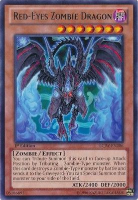 Red-Eyes Zombie Dragon - LCJW-EN206 - Rare Legendary Collection 4: Joey&#39;s World [LCJW]