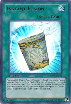 Instant Fusion - RYMP-EN028 - Ultra Rare 1st Edition Ra Yellow Mega Pack 1st Edition Singles