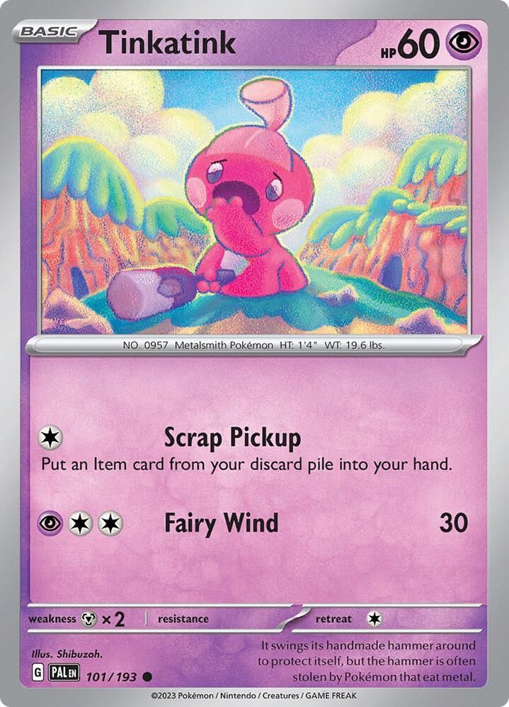Tinkatink - 101/193 - SV02: Paldea Evolved (PAL) SV02: Paldea Evolved