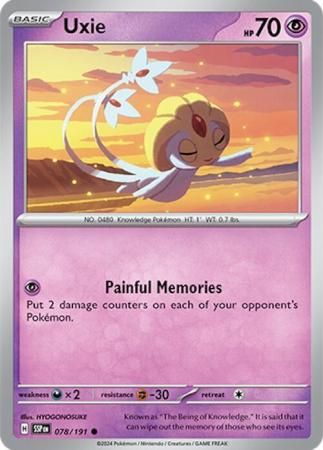 Uxie - 078/191 - Common Scarlet &amp; Violet: Surging Sparks Singles
