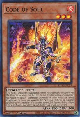 Code of Soul - LEDE-EN099 - Super Rare 1st Edition Legacy of Destruction [LEDE] 1st Edition Singles
