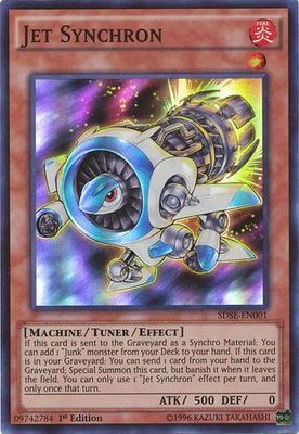 Jet Synchron - SDSE-EN001 - Super Rare 1st Edition Structure Deck: Synchron Extreme 1st Edition Singles