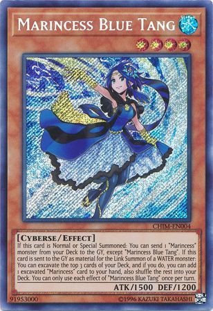 Marincess Blue Tang - CHIM-EN004 - Secret Rare Unlimited Chaos Impact Unlimited Singles *Espanol*