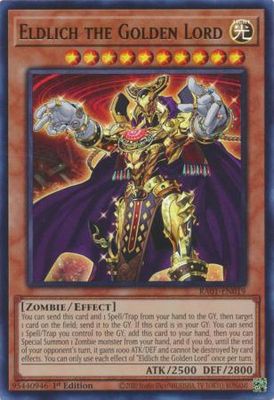 Eldlich the Golden Lord - RA01-EN019 - Ultra Rare 25th Anniversary Rarity Collection Singles