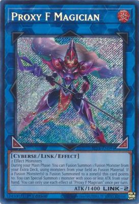Proxy F Magician - BLTR-EN094 - Secret Rare 1st Edition Battles of Legend: Terminal Revenge 1st Edition Singles *Espanol*