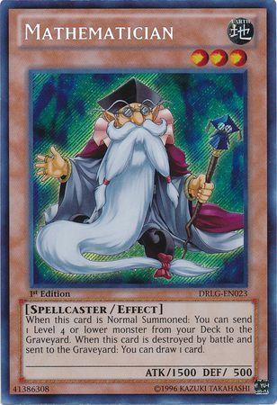 Mathematician - DRLG-EN023 - Secret Rare 1st Edition Dragons of Legend 1st Edition Singles