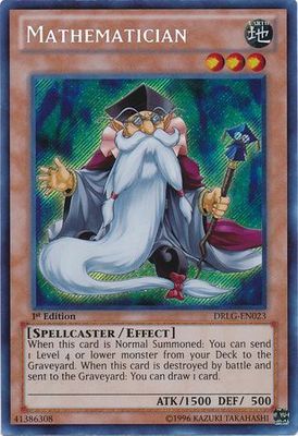 Mathematician - DRLG-EN023 - Secret Rare 1st Edition Dragons of Legend 1st Edition Singles