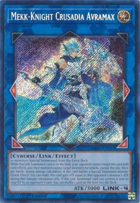Mekk-Knight Crusadia Avramax - RA01-EN044 - Secret Rare 25th Anniversary Rarity Collection Singles