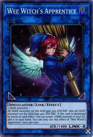 Wee Witch&#39;s Apprentice - CYHO-EN049 - Super Rare Unlimited Cybernetic Horizon Unlimited Singles